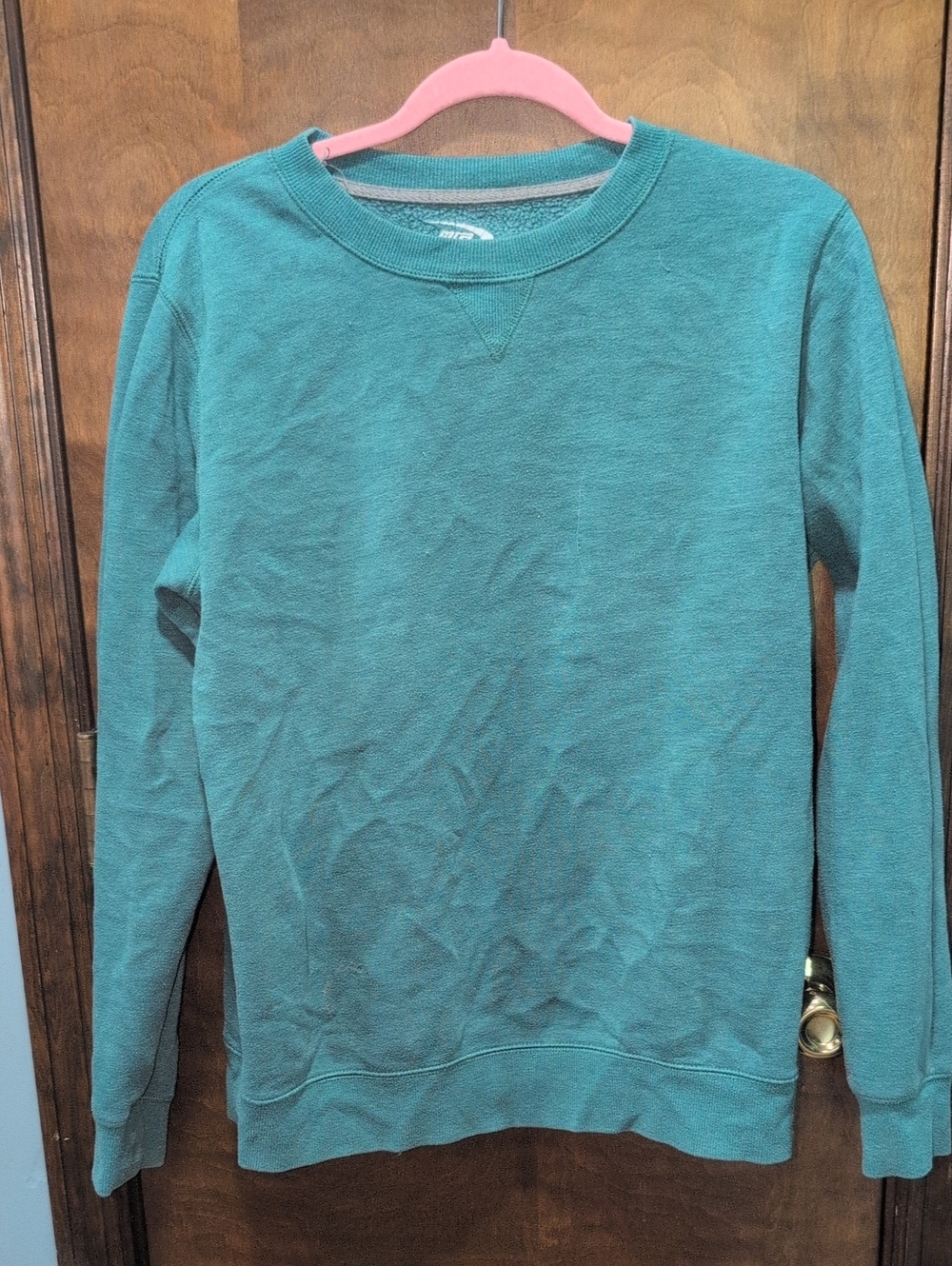 Men's Crewneck Sweater - Teal Green